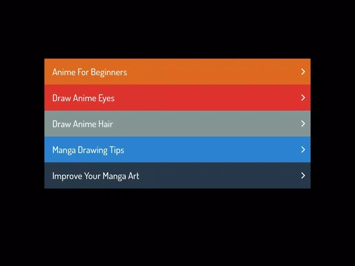 A To Z Guide For Anime Drawing iPad  سکرین شاٹس