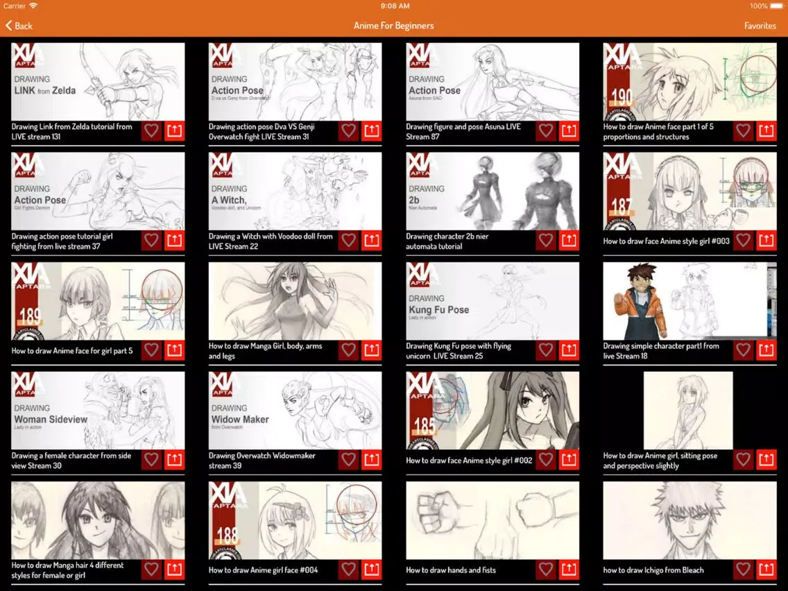 A To Z Guide For Anime Drawing iPad  سکرین شاٹس