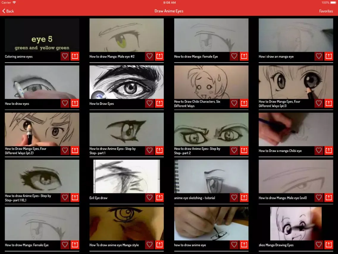 A To Z Guide For Anime Drawing iPad  سکرین شاٹس