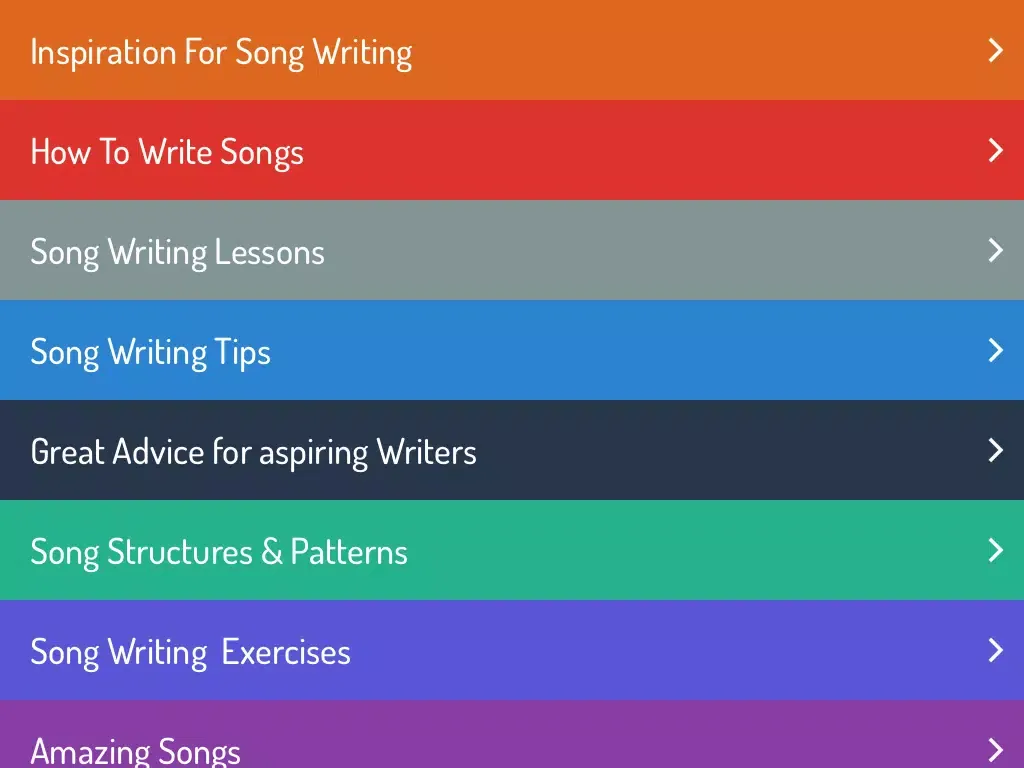 How To Write Songs - Complete Video Guide iPad  Ekran Görüntüleri