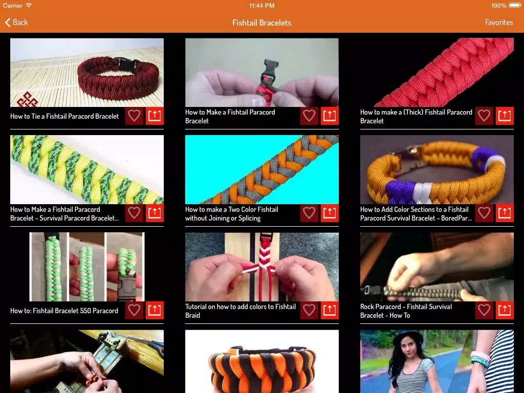 Скриншоты Paracord Guide iPad 