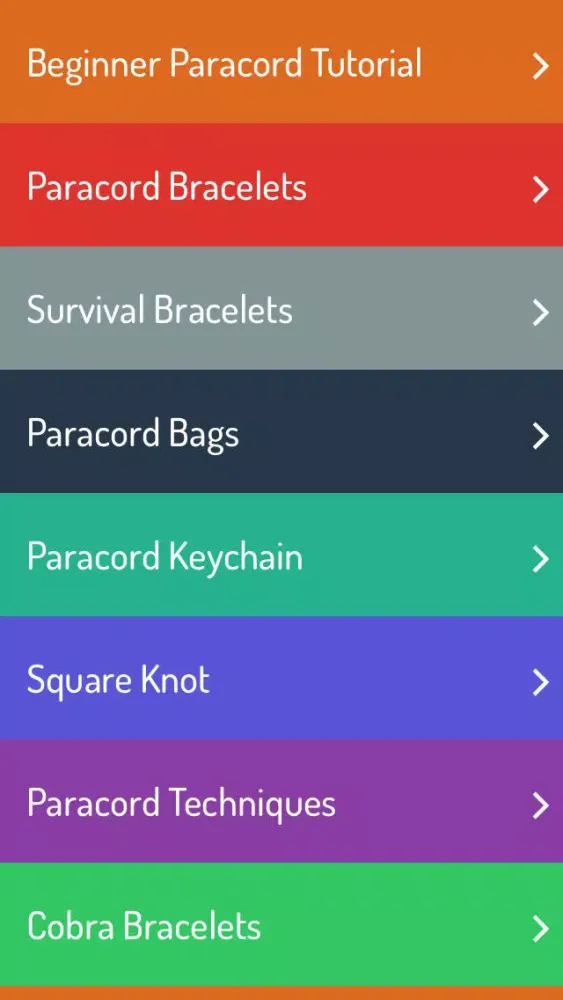 Скриншоты Paracord Guide