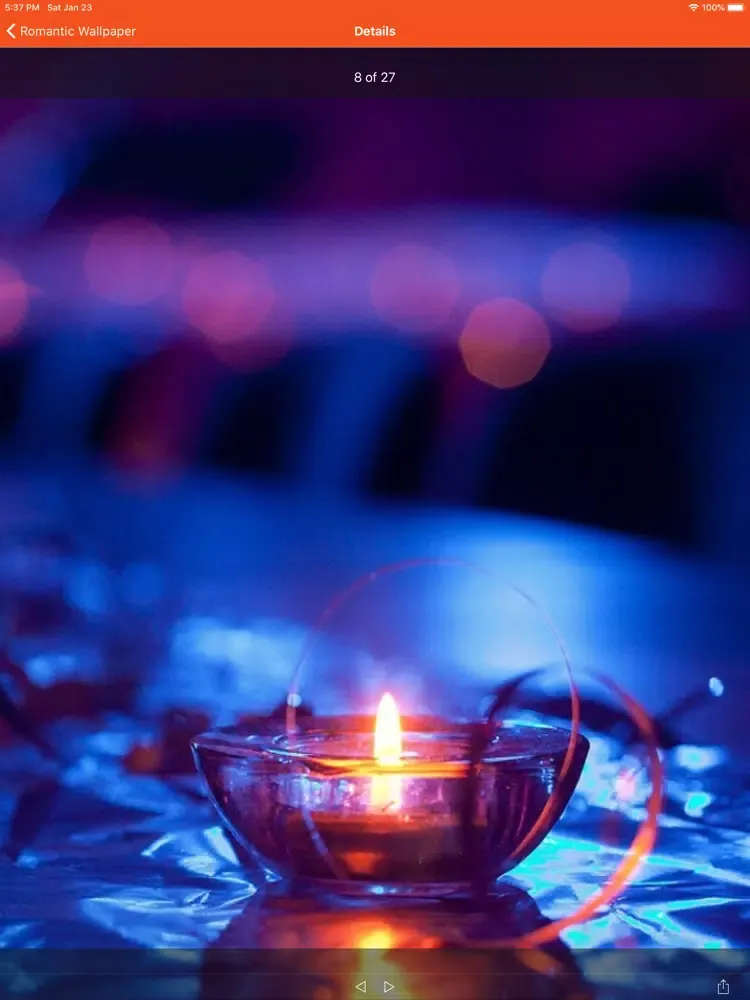 Ảnh chụp màn hình của Romantic Wallpaper iPad 