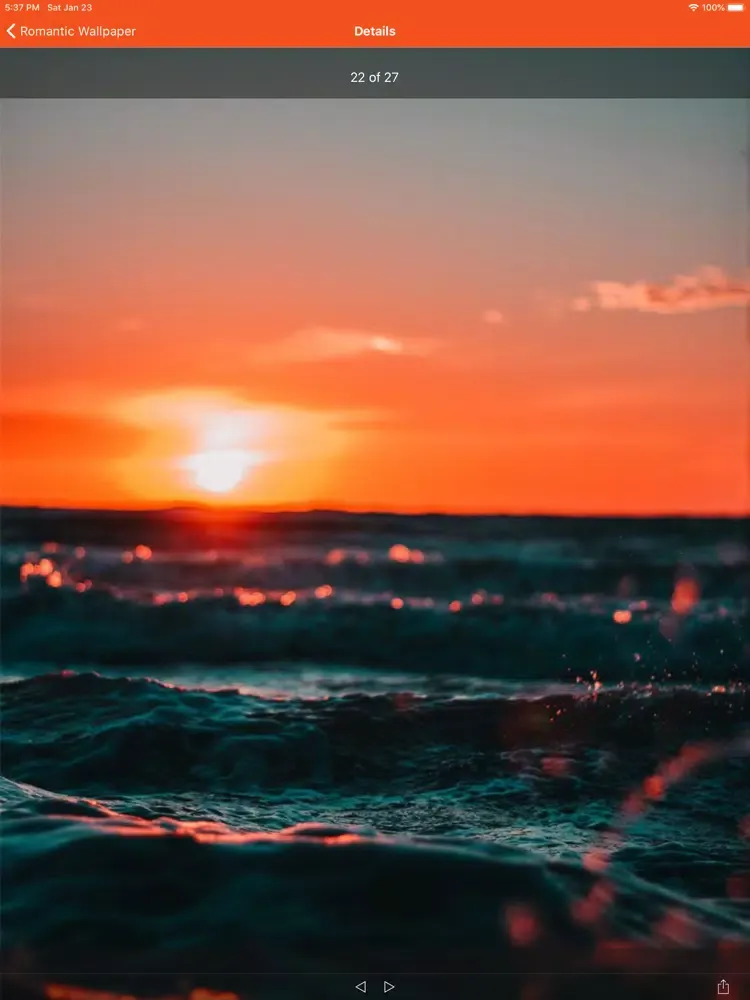 Ảnh chụp màn hình của Romantic Wallpaper iPad 