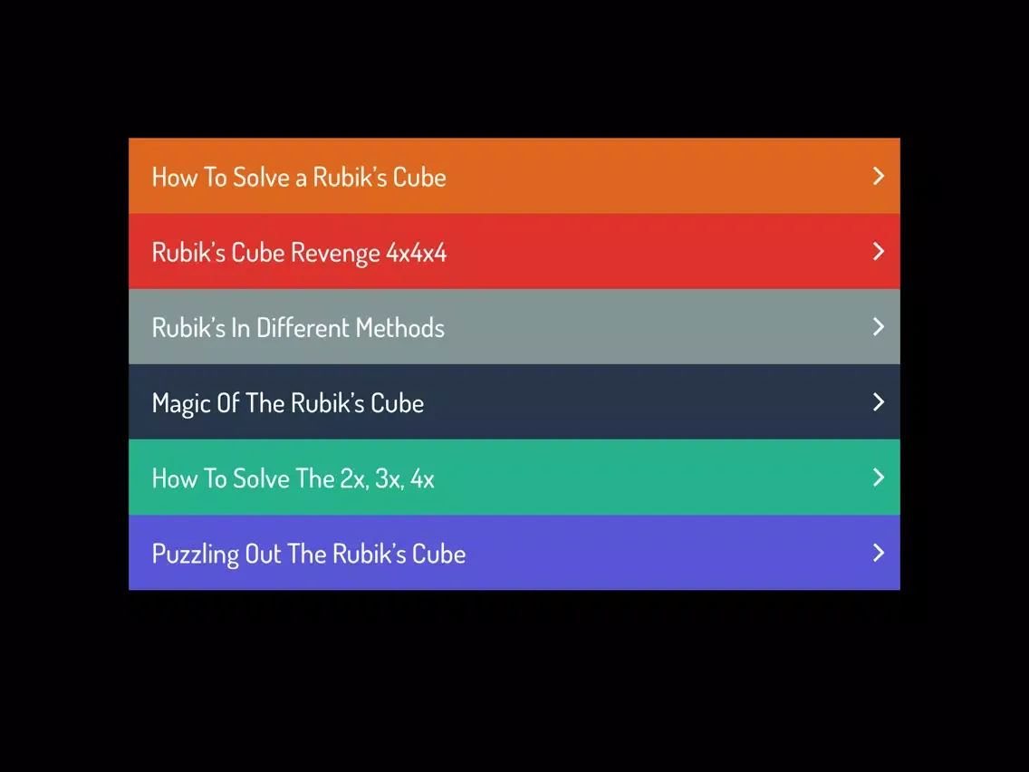 A To Z Guide For Rubik's Cube iPad  स्क्रीनशॉट