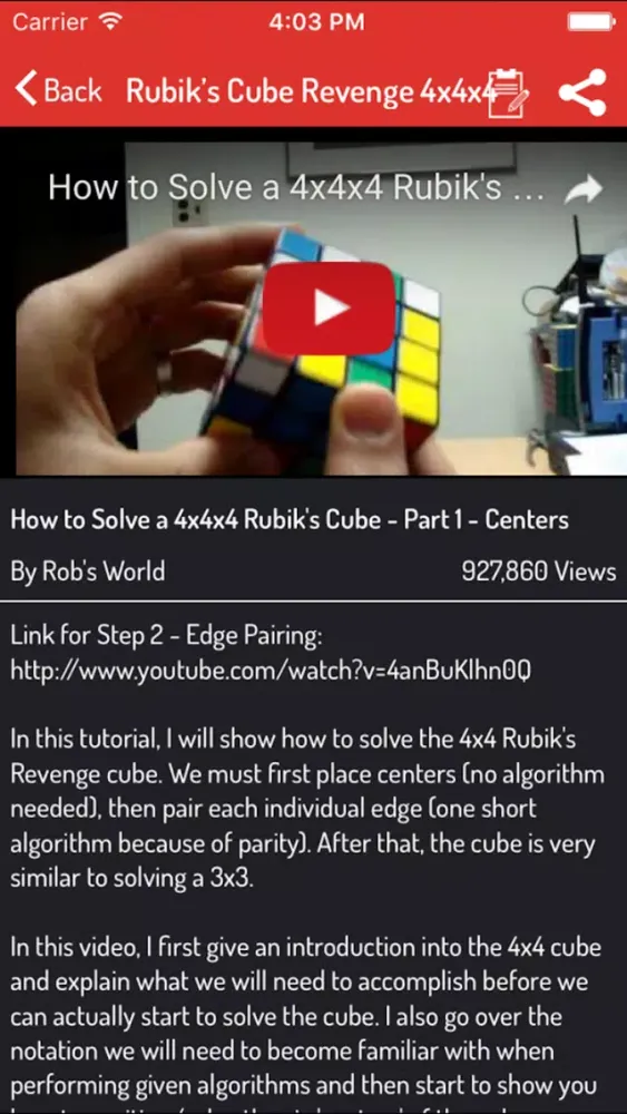 A To Z Guide For Rubik's Cube स्क्रीनशॉट