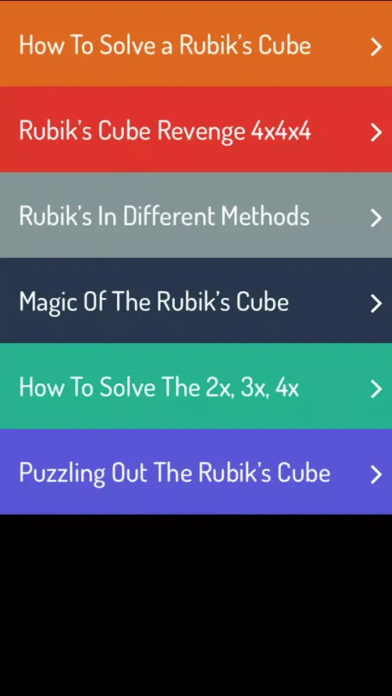 A To Z Guide For Rubik's Cube स्क्रीनशॉट