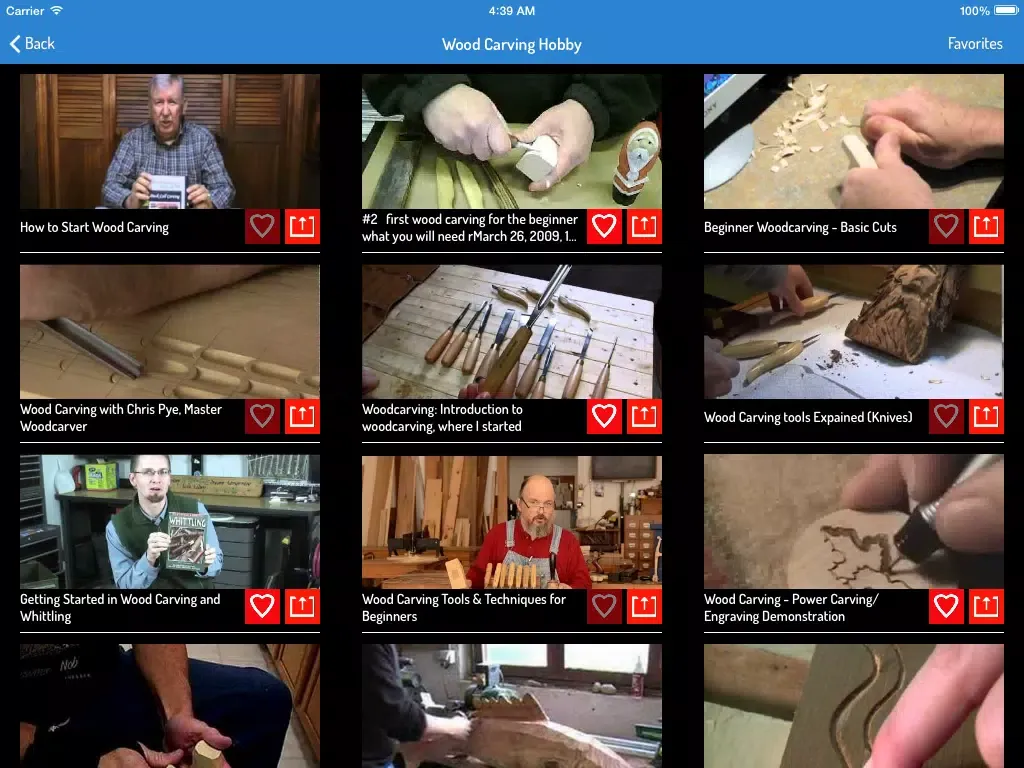 Capturas de pantalla de Wood Carving Guide & Ideas iPad 