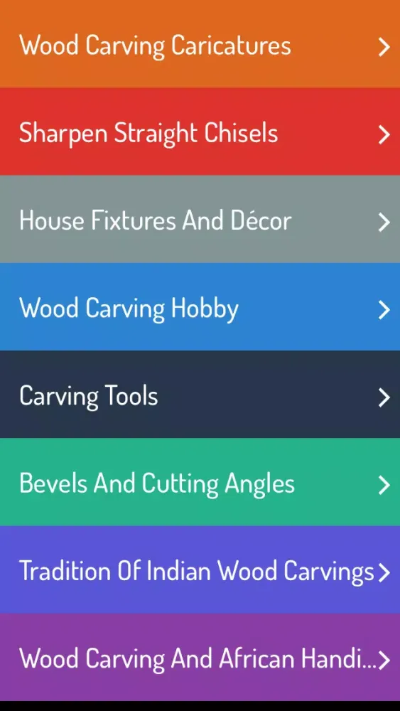 Capturas de pantalla de Wood Carving Guide & Ideas