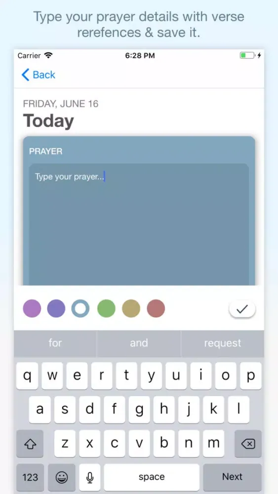 PrayerDiary - Pocket Edition Screenshots