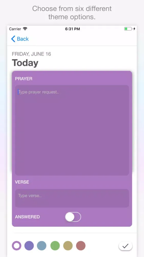 PrayerDiary - Pocket Edition Screenshots