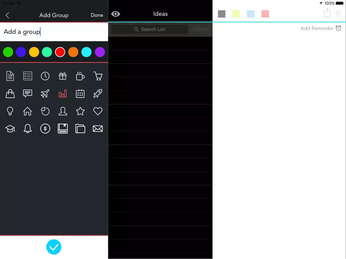 Tangkapan layar AList - Pocket Edition iPad 