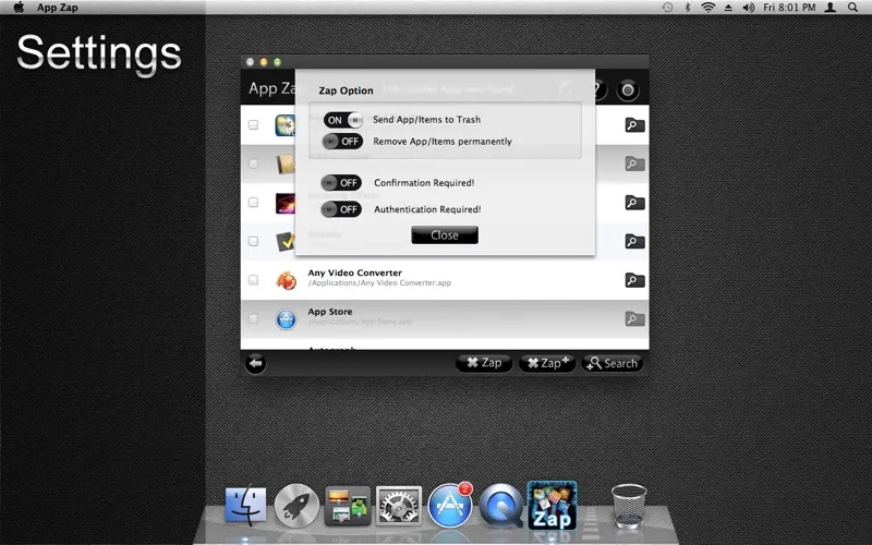 App Zap Screenshots