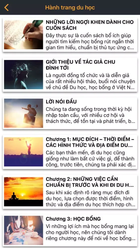 Hành trang du học 스크린샷