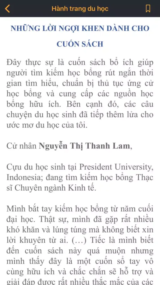 Hành trang du học 스크린샷