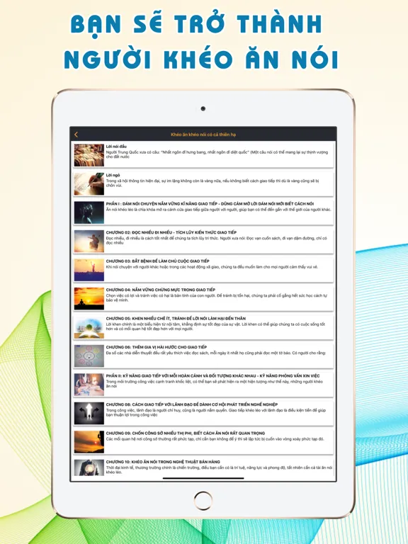 Khéo Ăn Nói iPad  स्क्रीनशॉट