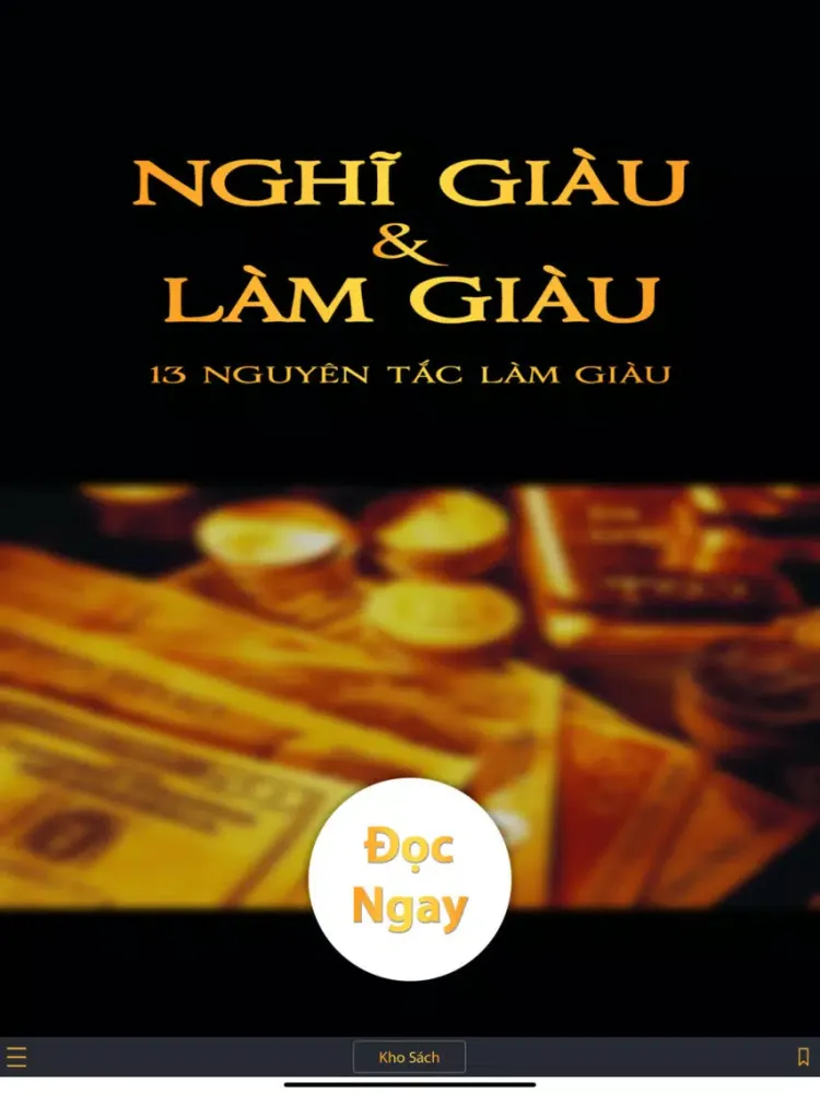 Capturas de tela do Nghĩ giàu làm giàu iPad 