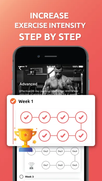 Capturas de pantalla de Push Up Challenge - Push Ups