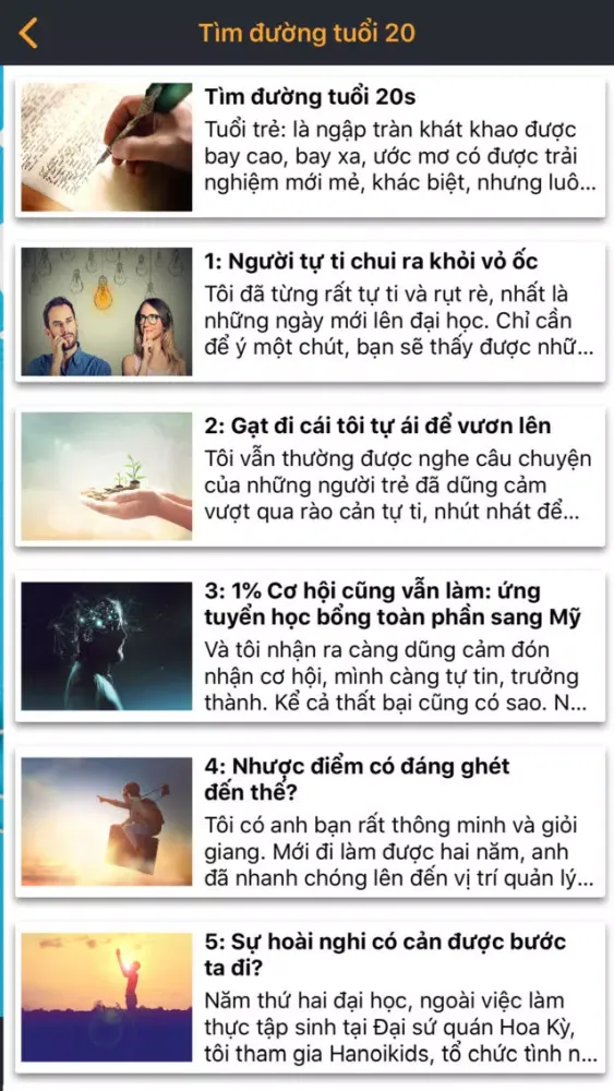 Tìm đường tuổi 20 Screenshots