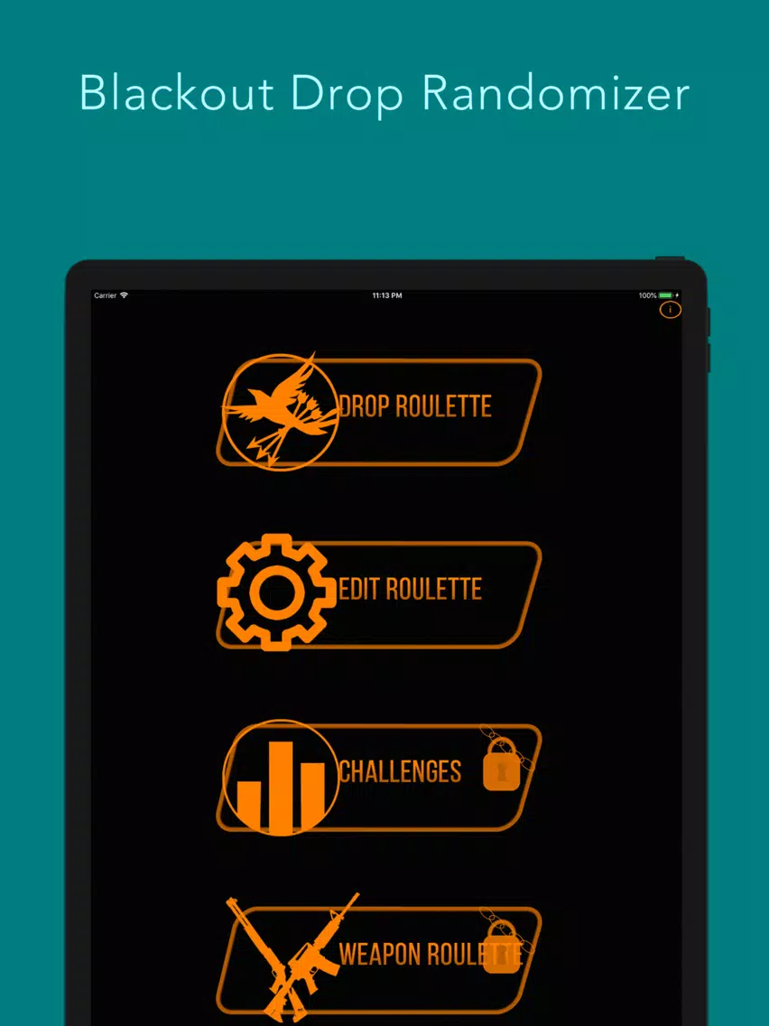 Zrzuty ekranu Blackout Companion iPad 