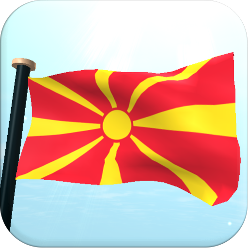 Macedonia Flag 3D Free