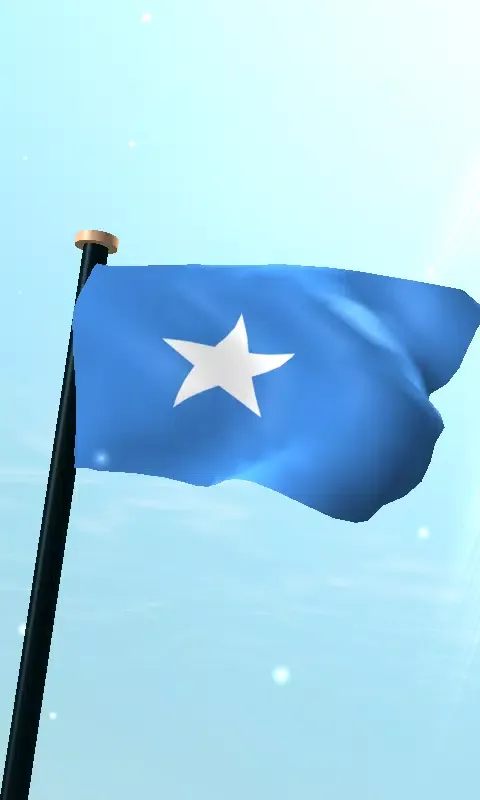 ภาพหน้าจอของ Somalia Flag 3D Free Wallpaper