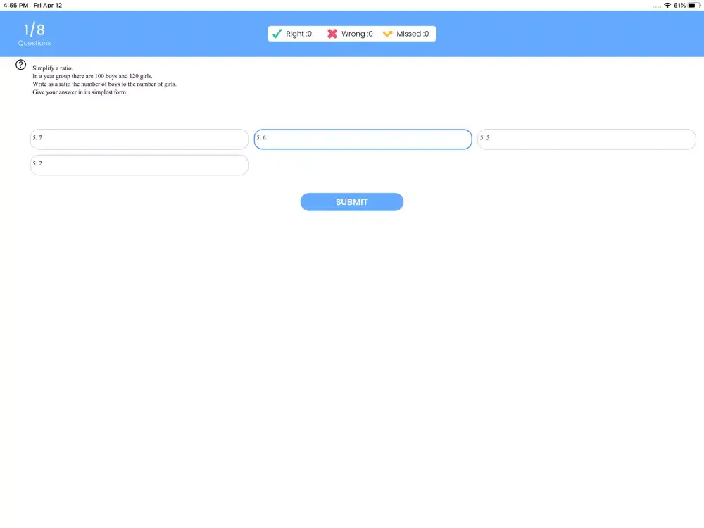 Examwizz iPad  স্ক্রিনশট