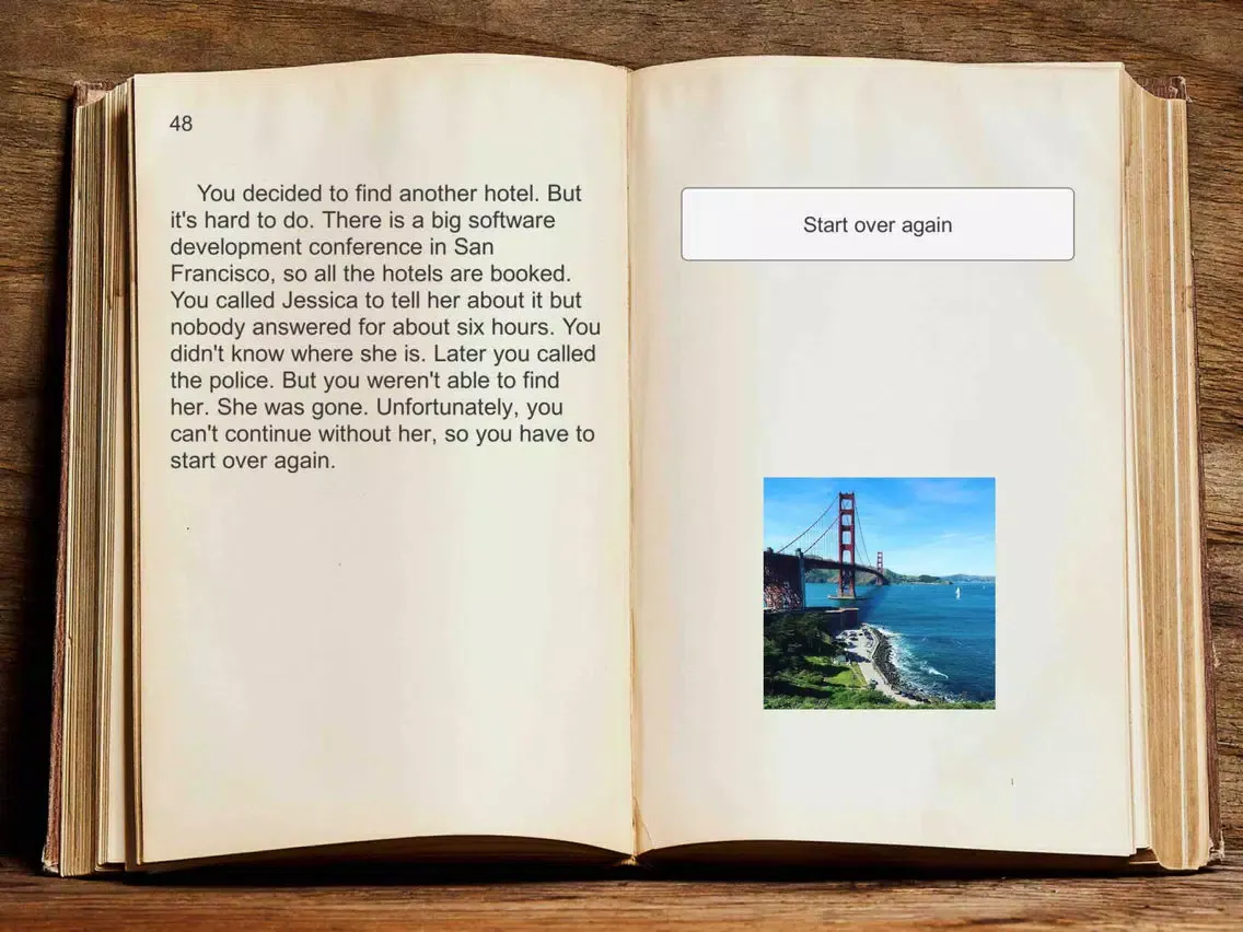 Fortune Cookie Gamebook iPad  Ekran Görüntüleri