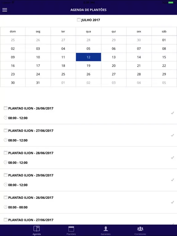 Seu Plantão iPad  Screenshots