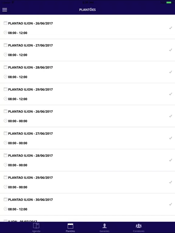 Seu Plantão iPad  Screenshots