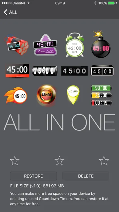 Countdown Timers for Keynote Ekran Görüntüleri