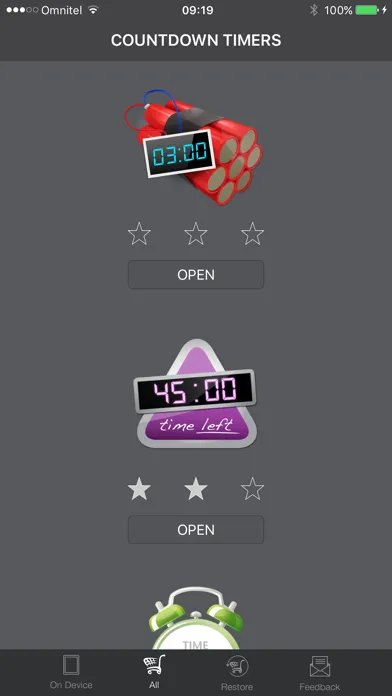 Countdown Timers for Keynote Ekran Görüntüleri
