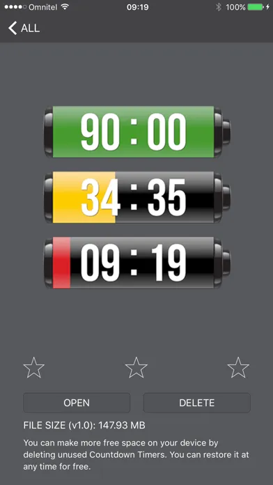 Countdown Timers for Keynote Ekran Görüntüleri