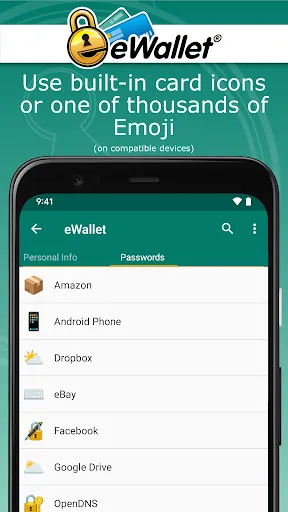 eWallet - Password Manager Screenshots