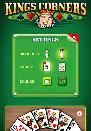 Capturas de pantalla de Kings Corners Free