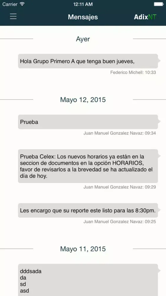 Screenshot di AdixNT