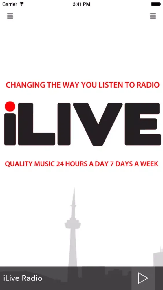 iLive Radio Ekran Görüntüleri