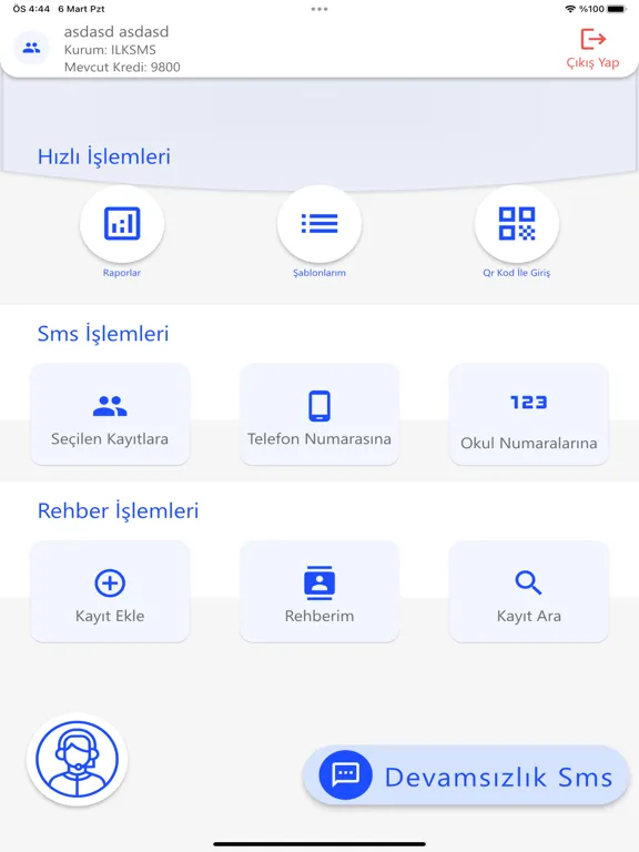 تصاویر ilkSMS | e-Okul SMS Sistemi iPad 