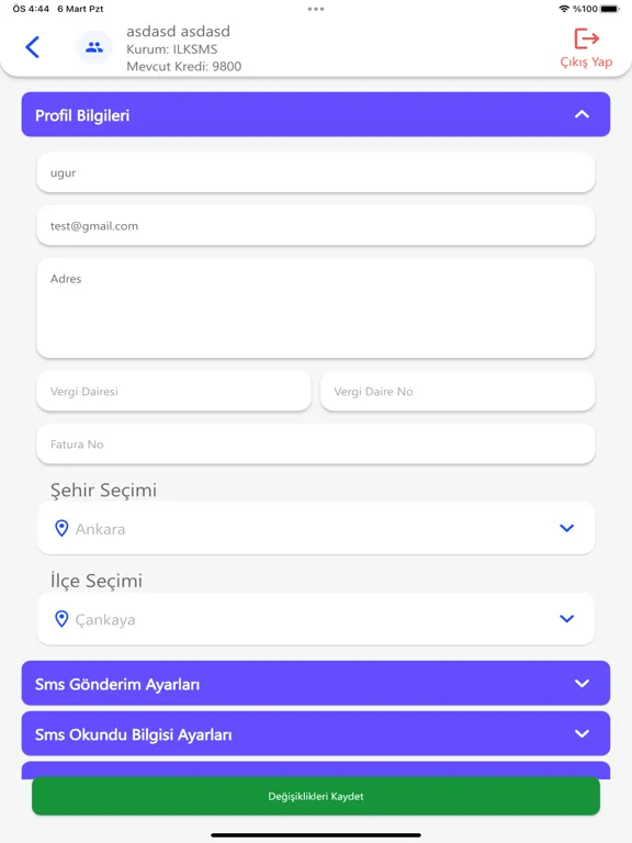 تصاویر ilkSMS | e-Okul SMS Sistemi iPad 