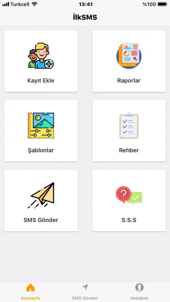ilkSMS سکرین شاٹس