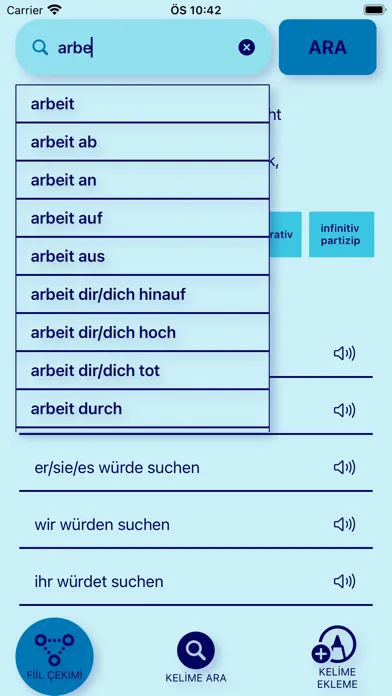 Capturas de pantalla de WortBuch