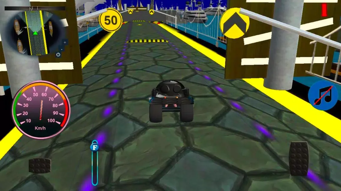 تصاویر Mini Car 3d racing bump.