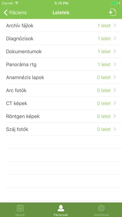 Flexi orvos-alkalmazás Screenshots