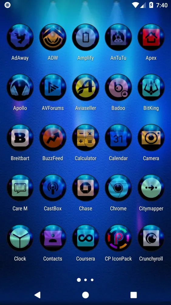 Screenshot di Colorful Pixl Icon Pack