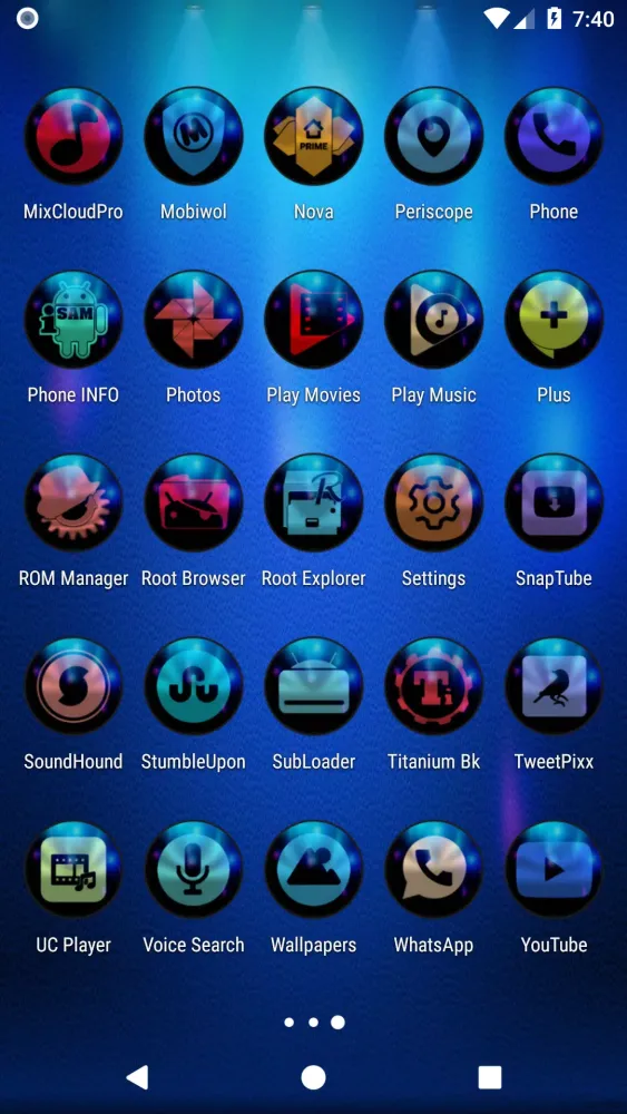 Screenshot di Colorful Pixl Icon Pack