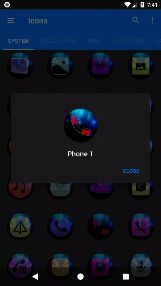 Screenshot di Colorful Pixl Icon Pack