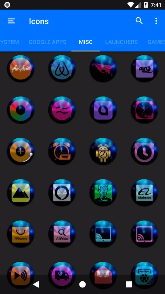 Screenshot di Colorful Pixl Icon Pack