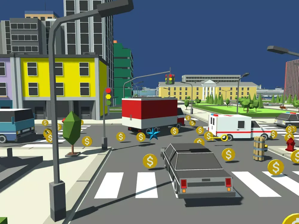 Capturas de tela do Road Rage: Car Crash City iPad 