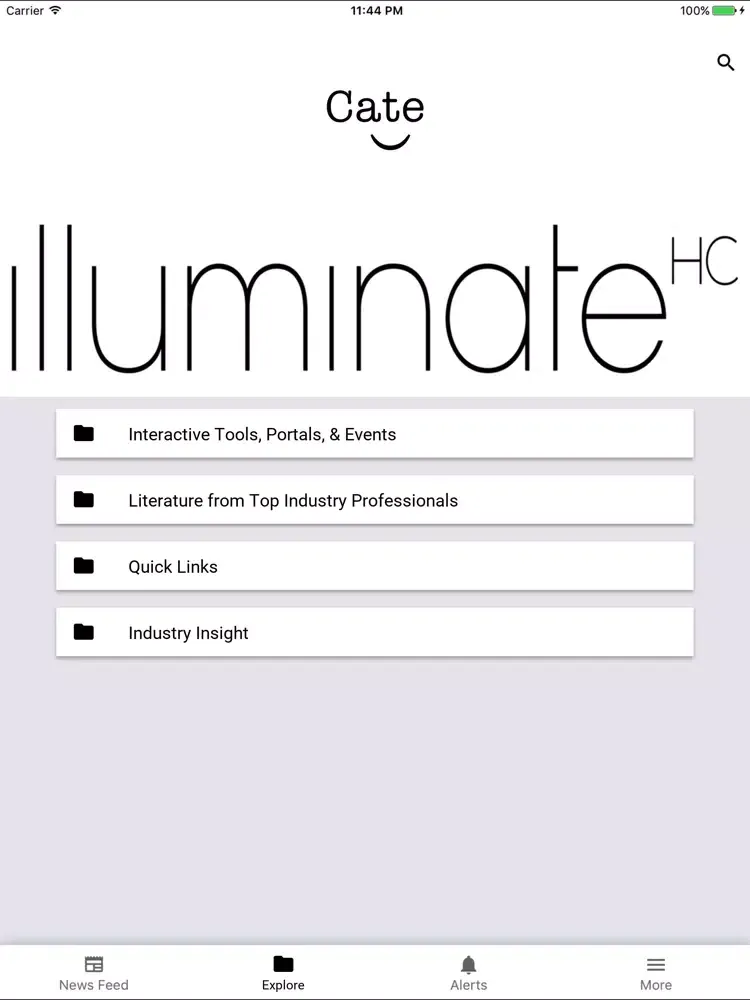 Скриншоты Cate Illuminate HC App iPad 