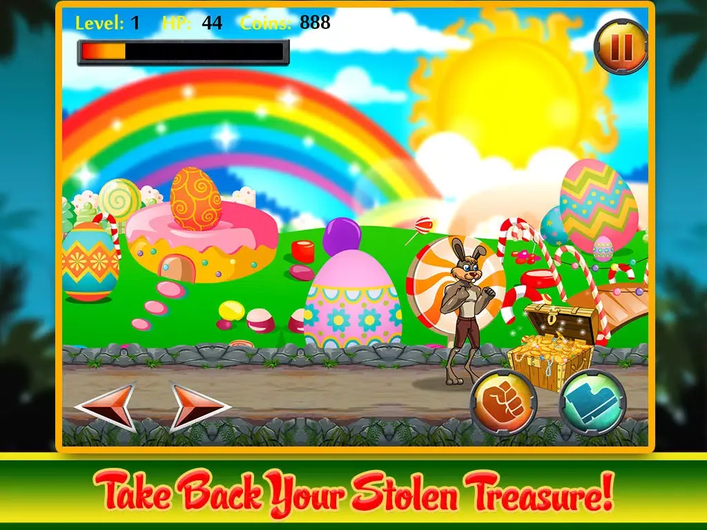 Captures d'écran de Easter Games 2014 - Bunny Egg Treasure Hunt iPad 
